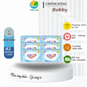 Khăn Ướt Bobby care không mùi 80 miếng