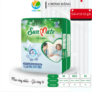 Tã người lớn Sunmate size XL10 miếng
