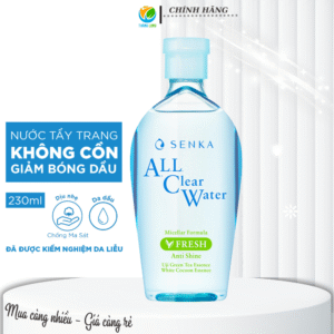 Nước Tẩy Trang Senka All Clear Water Fresh Anti Shine 230ml