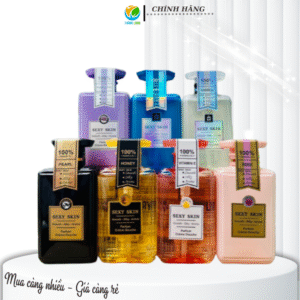 Sữa tắm Pháp Sexy Skin 550ml Hương Nước Hoa Pháp