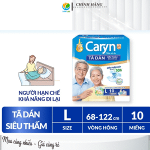 Tã dán người lớn Caryn Tã dán size L 10 Miếng