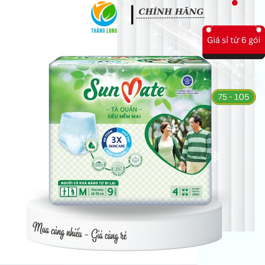 Tã Quần Người lớn Sunmate M9 miếng